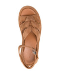 Dayna Tan Suede Sandals - Clergerie - Liberty Shoes Australia