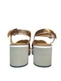 CharlisR Metal Desert Sandal (carry over style) - Clergerie - Liberty Shoes Australia