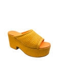 Themoire Flame Raffia Wedges - Liberty Shoes Australia - Liberty Shoes Australia