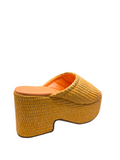 Themoire Flame Raffia Wedges - Liberty Shoes Australia - Liberty Shoes Australia