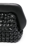 Gea Knots Mini Vegan Fabric Black Bag - Themoire - Liberty Shoes Australia