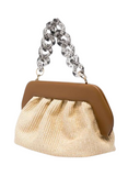 Bios Straw Bag Shell/Caramel - Themoire - Liberty Shoes Australia