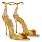 Intro Gold Strap Heel (carry over style) - GIUSEPPE-ZANOTTI - Liberty Shoes Australia