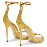 Intro Gold Strap Heel (carry over style) - GIUSEPPE-ZANOTTI - Liberty Shoes Australia