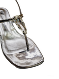 Sandy Silver Crystal Detail Sandals - GIUSEPPE-ZANOTTI - Liberty Shoes Australia