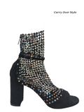 Galaxia Block Heel Sandals - Rene Caovilla - Liberty Shoes Australia