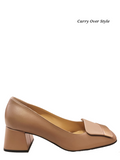 Sr1 Nude Leather Pumps - SERGIO ROSSI - Liberty Shoes Australia