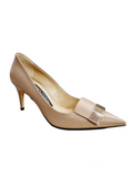 SR1 Nude Leather Pumps - SERGIO ROSSI - Liberty Shoes Australia