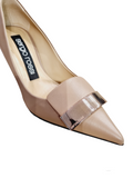 SR1 Nude Leather Pumps - SERGIO ROSSI - Liberty Shoes Australia