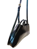 Hollywood Black Leather Bag - Francesca Bellavita - Liberty Shoes Australia