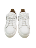 May Lond White Leather Sneaker - GIUSEPPE-ZANOTTI - Liberty Shoes Australia