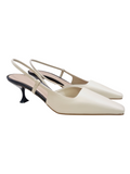 Kira Nude Leather Sling-Back Pumps - 3Juin - Liberty Shoes Australia