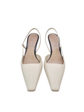 Kira Nude Leather Sling-Back Pumps - 3Juin - Liberty Shoes Australia