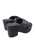 SR Seville 050 Raffia Platform Mules - SERGIO ROSSI - Liberty Shoes Australia