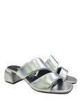 SR Spongy Silver 045 - SERGIO ROSSI - Liberty Shoes Australia