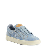GZ94 Blue Denim Sneaker (carry over style) - GIUSEPPE-ZANOTTI - Liberty Shoes Australia