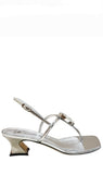 Sandy Silver Crystal Detail Sandals - GIUSEPPE-ZANOTTI - Liberty Shoes Australia