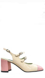 Papaya Powder Pink Leather Mary Jane - Carel Paris - Liberty Shoes Australia