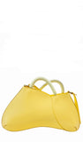 Hollywood Yellow Leather Bag - Francesca Bellavita - Liberty Shoes Australia