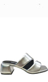 SR Spongy Silver 045 - SERGIO ROSSI - Liberty Shoes Australia