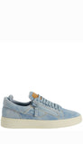 GZ94 Blue Denim Sneaker (carry over style) - GIUSEPPE-ZANOTTI - Liberty Shoes Australia