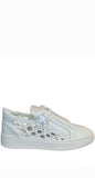 GZ94 Weave Chalk White Sneaker (carry over style) - GIUSEPPE-ZANOTTI - Liberty Shoes Australia