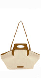 Dhea Straw Bag Shell/Caramel - Themoire - Liberty Shoes Australia