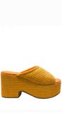 Themoire Flame Raffia Wedges - Liberty Shoes Australia - Liberty Shoes Australia
