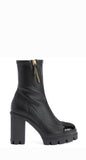 Cubalibre Bombery Black Boots - Giuseppe Zanotti - Liberty Shoes Australia