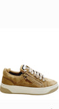 Gz94 Tan Suede Sneakers - GIUSEPPE-ZANOTTI - Liberty Shoes Australia