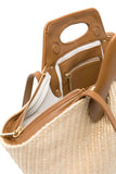 Dhea Straw Bag Shell/Caramel - Themoire - Liberty Shoes Australia
