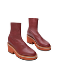 Albane3 Burgundy Boot - Clergerie - Liberty Shoes Australia