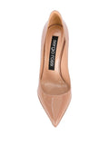 Godiva 10cm  Nude Patent Pump - SERGIO ROSSI - Liberty Shoes Australia