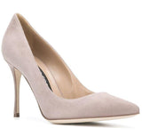 Godiva Nude Suede Pump - SERGIO ROSSI - Liberty Shoes Australia