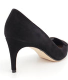 SR1 Suede Black Pump - SERGIO ROSSI - Liberty Shoes Australia