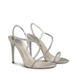 Irini Silver Crystal Sandals - Rene Caovilla - Liberty Shoes Australia