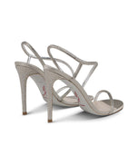 Irini Silver Crystal Sandals - Rene Caovilla - Liberty Shoes Australia