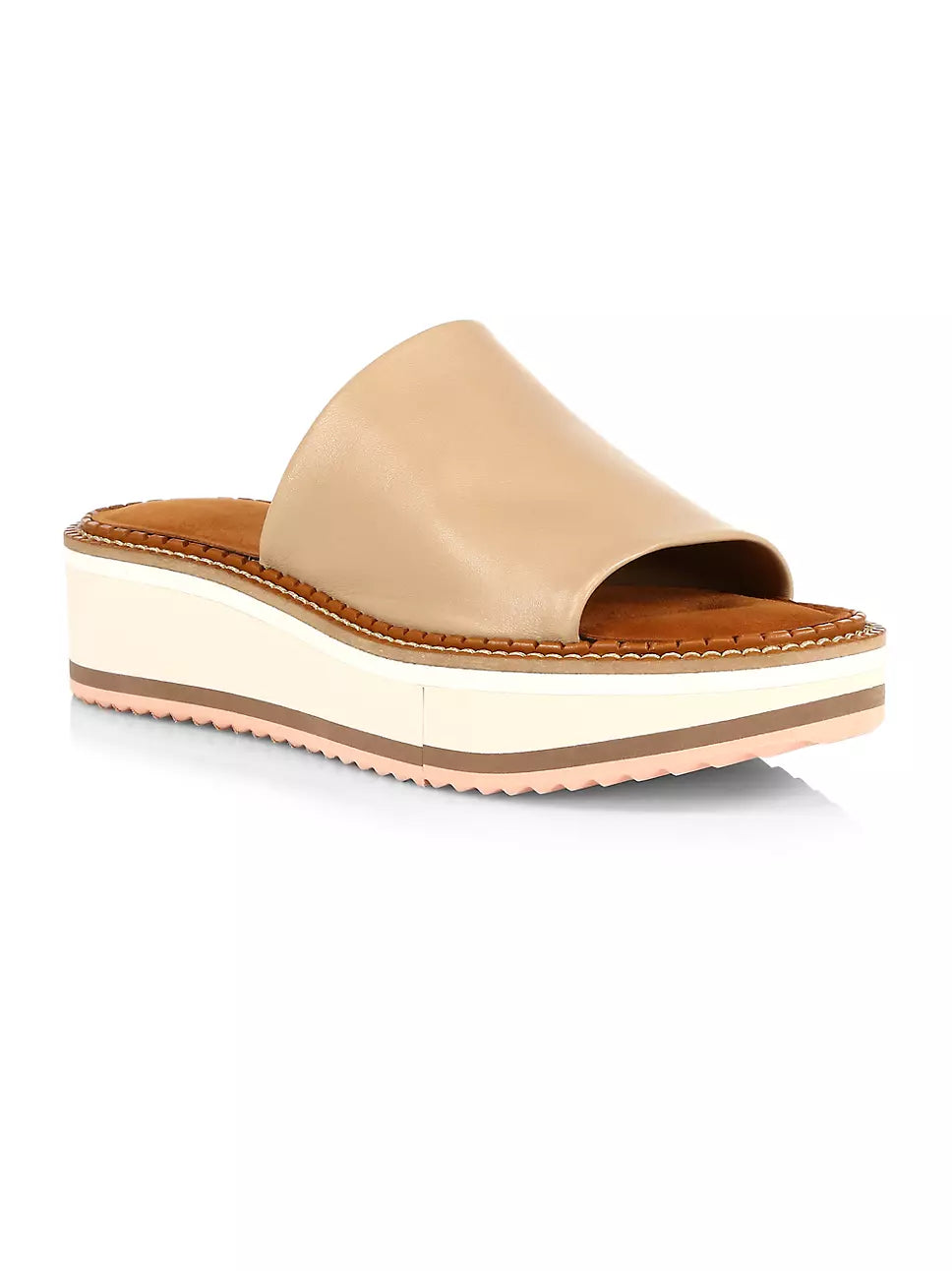 Fast Nude Slip-On Mules - Clergerie - Liberty Shoes Australia