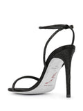 Ellabrita Black Crystal Sandals - Sergio Rossi - Liberty Shoes Australia