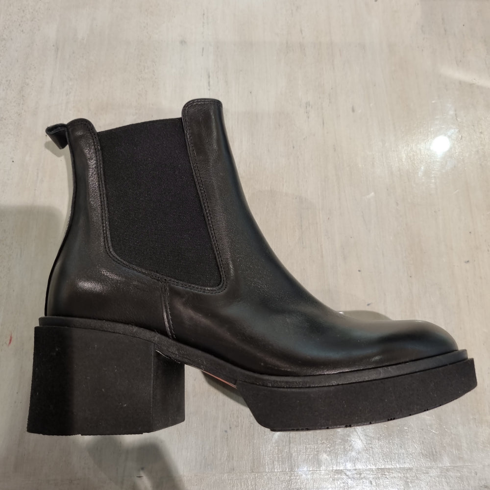 Jane Rubber heel boots -9443 - piampiani - Liberty Shoes Australia