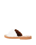 Lulu White Sandals