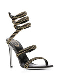 Cleo Braided Embellished Satin Sandals - Rene Caovilla - Liberty Shoes Australia