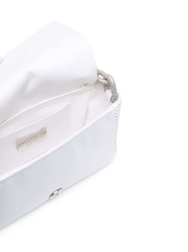 My Love White Crystal Bag - GEDEBE - Liberty Shoes Australia