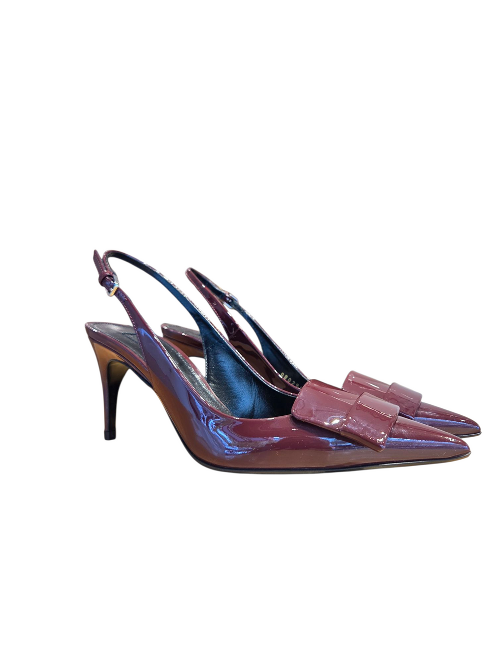SR1 075 Sling Back Heel Wine