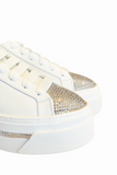 Xtra White Silver Platform Sneaker (carry over style)