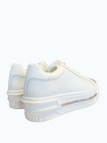Xtra White Silver Platform Sneaker (carry over style)