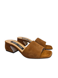 SR SI Rossi 045 Tan Suede Slip On Slides