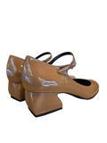 SI Rossi Latte Patent Mary Jane Heels 045