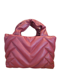 Quilted Nappa Burgundy Bag