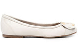Chany Ivory Leather Ballet - SEE BY CHLOE - Liberty Shoes Australia